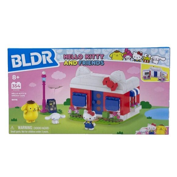 Hello Kitty And Friends Dream Cafe Building Set 354 Pieces
